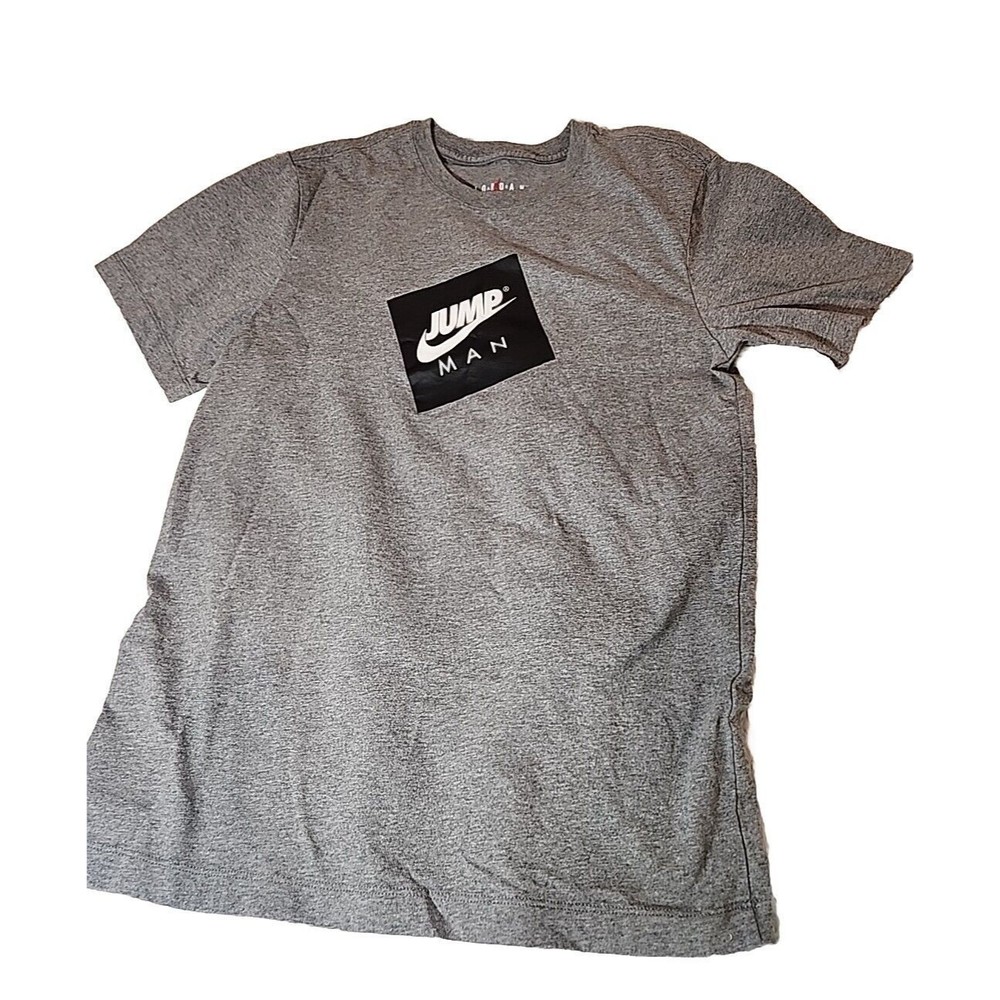 Nike Jordan Jumpman T-Shirt Gray Short Sleeve Top